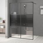 vidaXL Inloopdouchewand 140x195 cm transparant ESG-glas, Doe-het-zelf en Verbouw, Verzenden, Nieuw