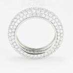 Ring Platina - 3.51ct. tw. Diamant (Natuurlijk) - VVS-Pavé, Nieuw