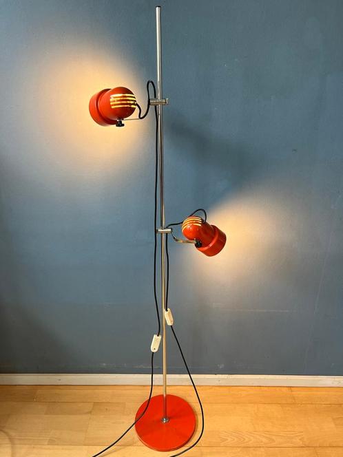 Red Mid Century Space Age Floor Lamp, Huis en Inrichting, Lampen | Vloerlampen, Nieuw, Ophalen of Verzenden