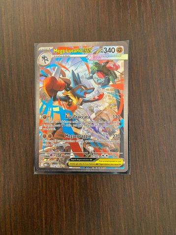 Pokémon - 1 Card - Mega Lucario EX 179/132 Foil, Full art, beschikbaar voor biedingen