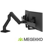 Ergotron HX Desk Dual Monitor Arm Zwart 45-476-224, Nieuw, Ergotron, Verzenden