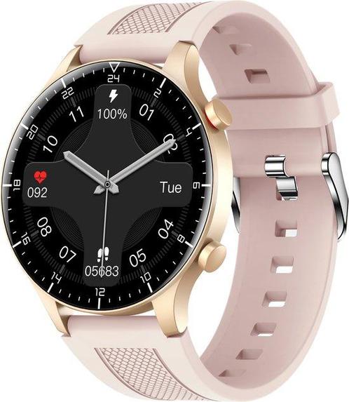 PowerLocus Smartwatch PW7 - Gold, Sport en Fitness, Hartslagmeters, Verzenden