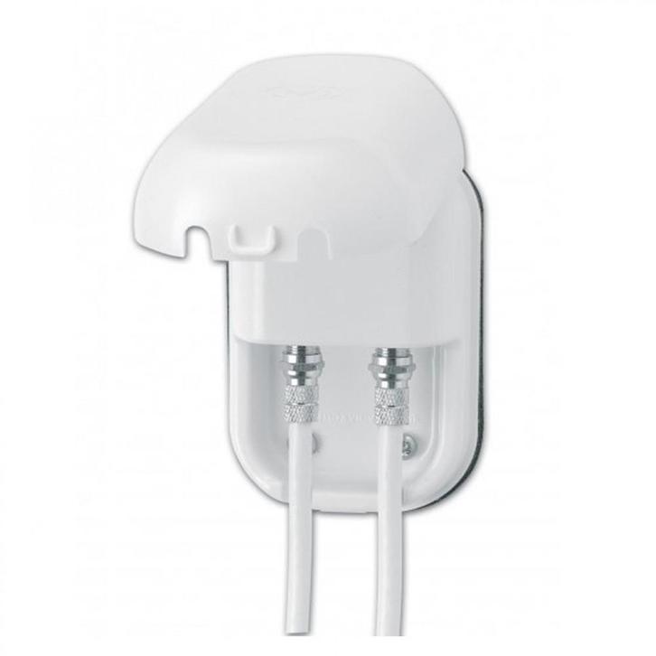 Inbouw stekkerdoos 2 * F-connect. Maxview Wit, Audio, Tv en Foto, Overige Audio, Tv en Foto, Ophalen of Verzenden