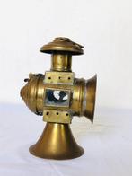 Ancienne - Lantaarn - 1900 - Messing - op petroleum voor