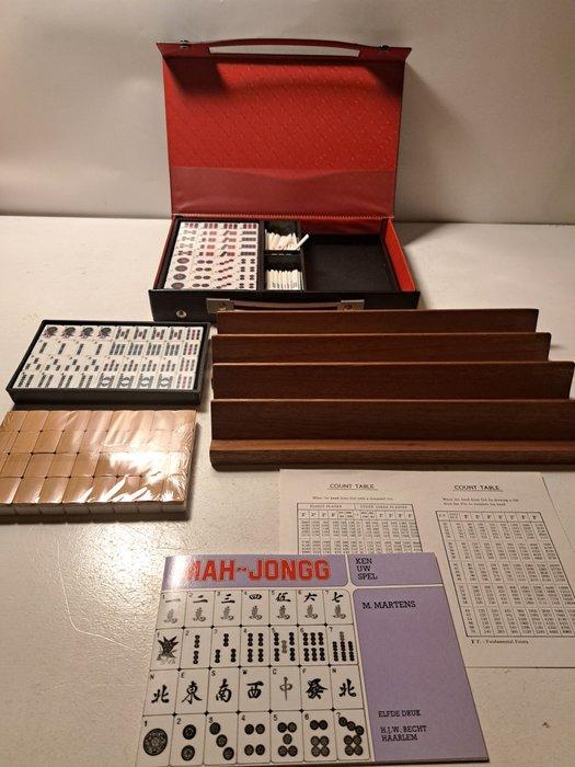 Bordspel - Mahjong met 4 latten - bamboe, Antiek en Kunst, Antiek | Overige Antiek