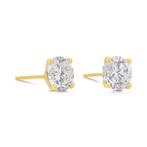 Oorbellen - 18 karaat Geel goud - 3.03ct. tw. Diamant, Nieuw