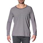 Samsøe Samsøe • blauw wit gestreept shirt • XL, Kleding | Heren, Overhemden, Verzenden, Nieuw, Blauw