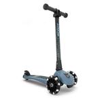 Kinderstep met LED Highwaykick 3 in Steel– veilige, stoer., Kinderen en Baby's, Ophalen of Verzenden, Nieuw