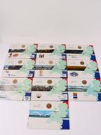 Nederland. 10x cadeauset munt & postzegel diverse