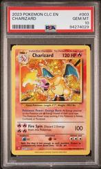 2023 Pokemon CLC - Charizard #003 - PSA 10, Hobby en Vrije tijd, Verzamelkaartspellen | Pokémon, Verzenden, Nieuw, Foil