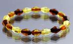 Baltische amber stretch armband – Mengkleurige kralen –