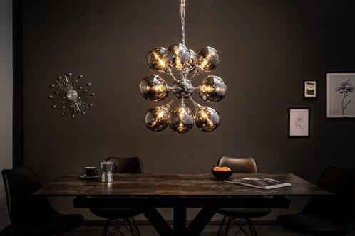 Extravagante hanglamp GALAXY 72cm zilveren hanglamp Modern, Huis en Inrichting, Lampen | Hanglampen, Ophalen of Verzenden