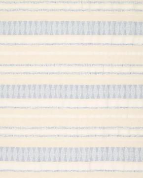 Katoen/Polyester Jacquard Ibiza Blauw, Hobby en Vrije tijd, Stoffen en Lappen, Blauw, Nieuw