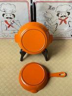 Le Creuset - Hapjespan (2) - Emaille fonte, Antiek en Kunst