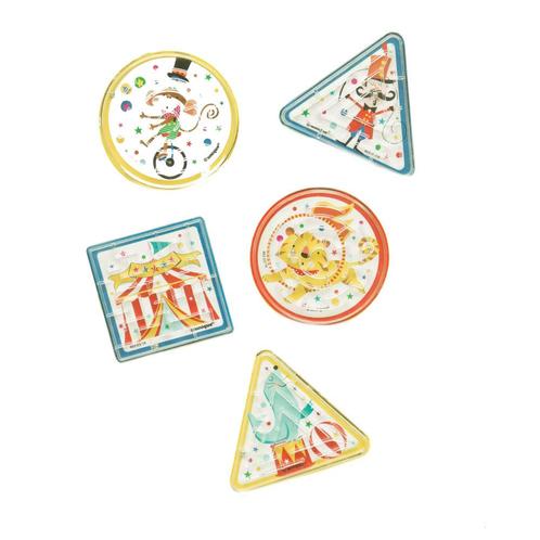 Uitdeelcadeautjes Doolhof Spel 6,4cm 6st, Hobby en Vrije tijd, Feestartikelen, Nieuw, Verzenden