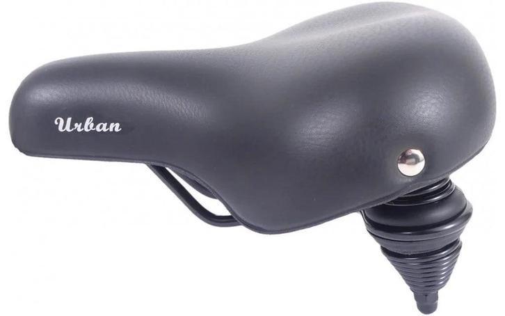 Fietszadel Edge Urban - Zwart, Fietsen en Brommers, Fietsonderdelen, Nieuw, Verzenden