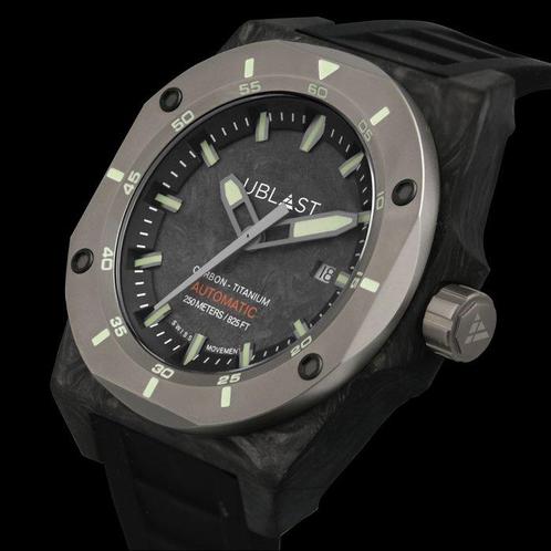 Ublast - Fusion - All Forget Carbon & Titanium - UBFSN47CA -, Sieraden, Tassen en Uiterlijk, Horloges | Heren
