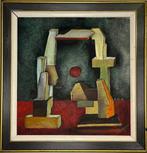 Rudolf Moško (1926) - Landscape with a Red Disc