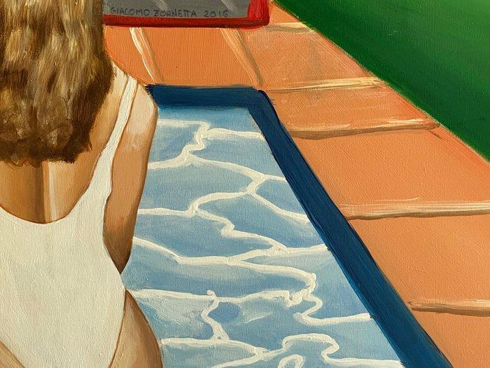 Giacomo Zornetta - Senza titolo, Antiek en Kunst, Kunst | Schilderijen | Modern