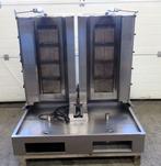 Dubbele Doner Grill met 4 branders, gas, Gebruikt