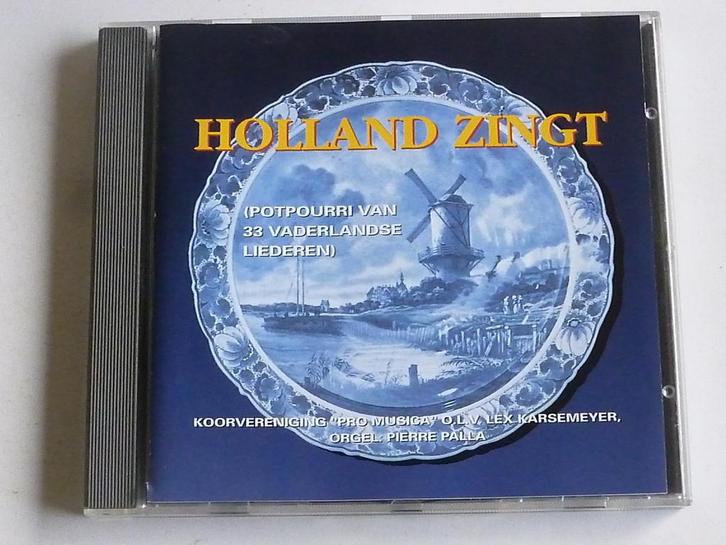 Holland Zingt - Potpourri van 33 Vaderlandse liederen, Cd's en Dvd's, Cd's | Nederlandstalig, Zo goed als nieuw, Verzenden