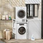 Wasmachine kast - Wasmachine ombouw - 73x64x110 - Wit - MSFE, Verzenden, Nieuw