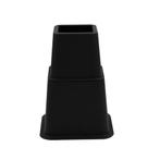 Zwarte bedverhoger 20 cm (4 stuks) - GRATIS VERZENDING