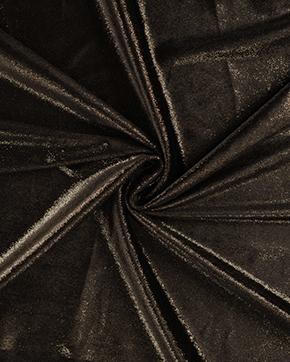 Velours Foliedruk Glitter Goud, Hobby en Vrije tijd, Stoffen en Lappen, Nieuw