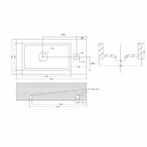 Fonteinset Mini Block One Pack Links 36X18Cm, Ophalen of Verzenden, Nieuw