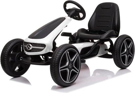 Vrooomy Skelter Mercedes GoKart - Wit, Kinderen en Baby's, Speelgoed | Buiten | Voertuigen en Loopfietsen, Verzenden