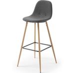 LaForma Barstoel Nilson Donkergrijs 65 cm - OUTLET A, Huis en Inrichting, Stoelen, Ophalen of Verzenden, Nieuw, Grijs