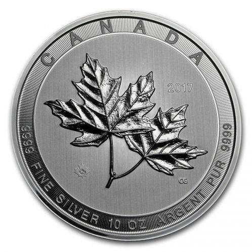 Canadian Maple Leaf Magnificent 10 oz 2017, Postzegels en Munten, Munten | Amerika, Noord-Amerika, Losse munt, Zilver, Verzenden
