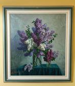 I.V. Kolesnikov (XX) - Trionfo di lilla - cm 115x105 - No, Antiek en Kunst