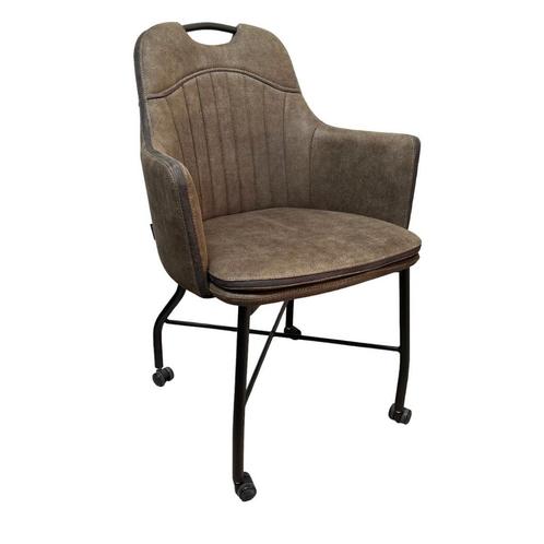 MX Sofa Eetkamerstoel Floria | Mosgroen | Microvezel stof, Huis en Inrichting, Stoelen, Nieuw, Ophalen