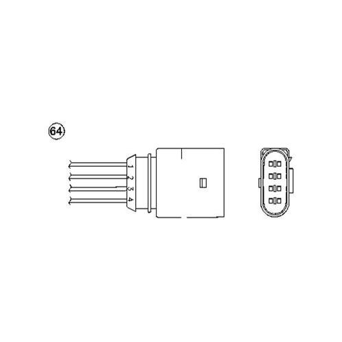 Ngk Oza510-V5 Lambdasonde Sonda Lambda Vw Polo 1,4 01-, Computers en Software, Laptop-opladers, Verzenden