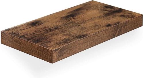 Wandplank -  - Zwevend aan de Muur - Rustiek Bruin, Huis en Inrichting, Kasten | Wandmeubels, Nieuw, Ophalen of Verzenden