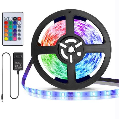 RGB LED Strip | 3Mtr | IP65 | 5050/30 | 12V | Complete set, Huis en Inrichting, Lampen | Overige, Ophalen of Verzenden