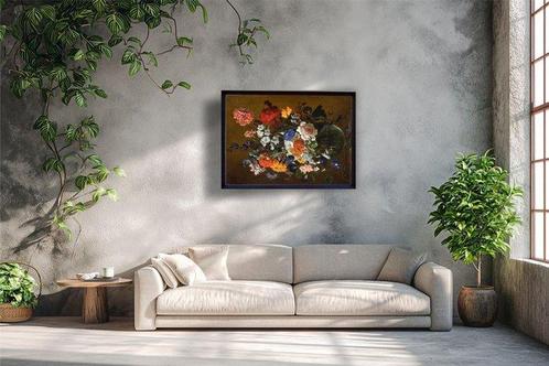 Gordon Harris (XX-XXI) - Vase of Flowers with Still Life, Antiek en Kunst, Kunst | Schilderijen | Modern