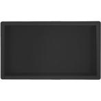 Wiesbaden Demis Inbouwnis - 30x60x10cm - Mat Zwart, Ophalen of Verzenden, Nieuw, Rvs