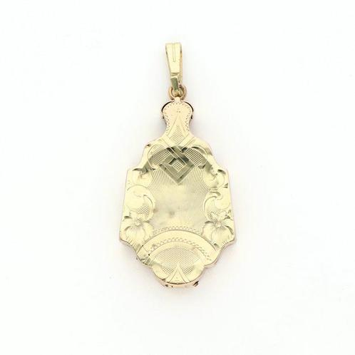 Hanger - 10 kt. Geel goud - Emaille, Sieraden, Tassen en Uiterlijk, Antieke sieraden