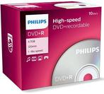 Philips DVD+R 4.7 GB 10 stuks in jewel case, Verzenden, Nieuw