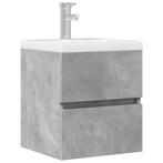 vidaXL Wastafelkast 41x38,5x45 cm spaanplaat betongrijs, Huis en Inrichting, Verzenden, Nieuw, Minder dan 100 cm