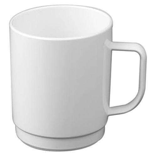 GGM Gastro | (50 stuks) Polycarbonaat thee / koffiekop, Wit, Huis en Inrichting, Keuken | Servies, Effen, Nieuw, Kop(pen) en/of Schotel(s)