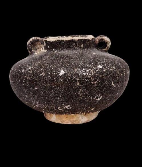 Oud-Khmer Khmer-drankvaas - gespikkeld glazuur - 10e/12e, Verzamelen, Mineralen en Fossielen