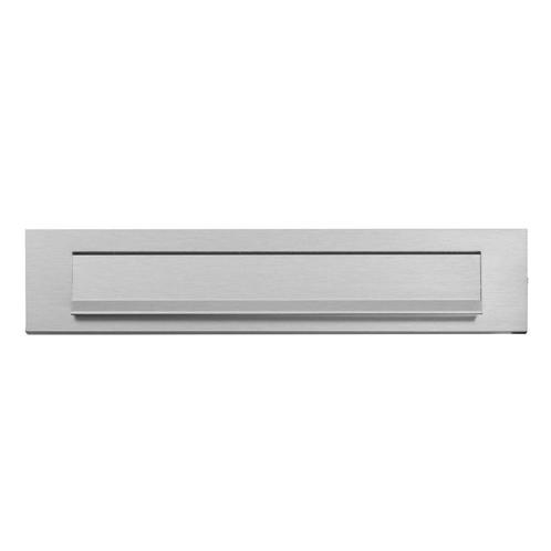AXA briefplaat recht - aluminium geslepen, Tuin en Terras, Brievenbussen, Nieuw, Verzenden