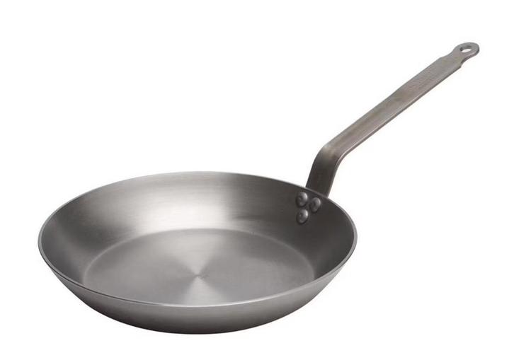 2dekans | De Buyer Koekenpan | Ø 20 cm - Zilver, Huis en Inrichting, Keuken | Potten en Pannen, Zo goed als nieuw, Ophalen of Verzenden