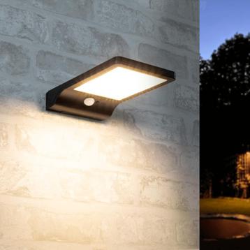 Solar wandlamp Slim - Met bewegingsmelder - Zwart beschikbaar voor biedingen