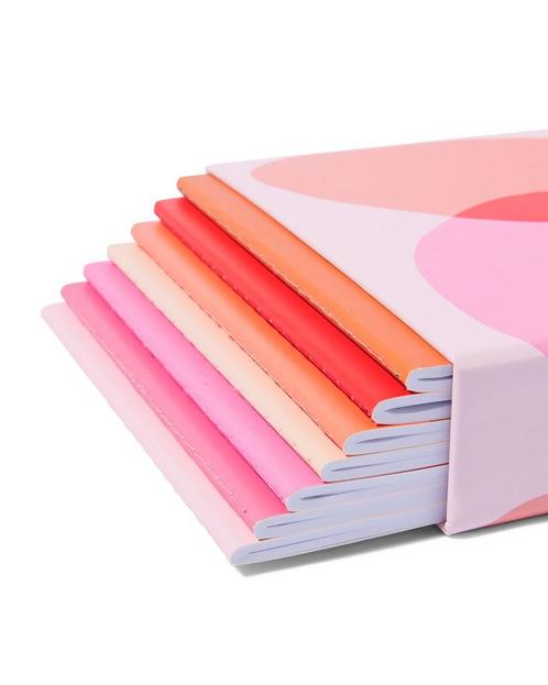 HEMA Cadeauset met 7 schriften, Diversen, Agenda's, Nieuw, Verzenden