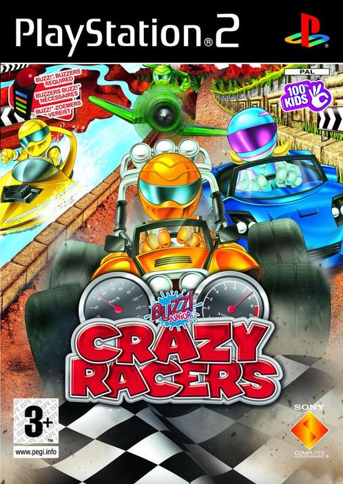Buzz! Junior Ace Racers-Standaard (PlayStation 2) Gebruikt, Spelcomputers en Games, Games | Sony PlayStation 2, Zo goed als nieuw