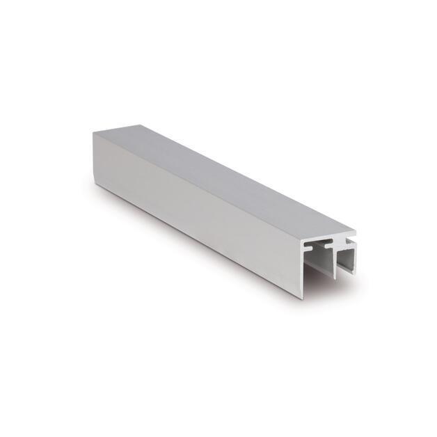 Glazen balustrade vloermontage 1.0kN Top Cover profielen-Alu, Doe-het-zelf en Verbouw, Glas en Ramen, Nieuw, Ophalen of Verzenden